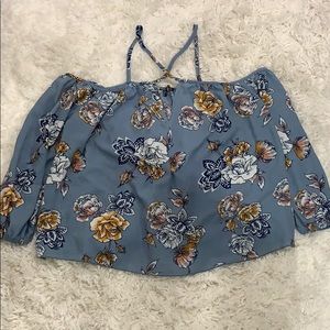 Adorable cold shoulder top!